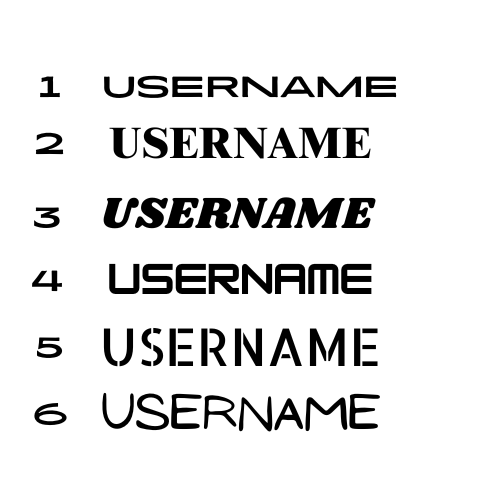 Username Tags